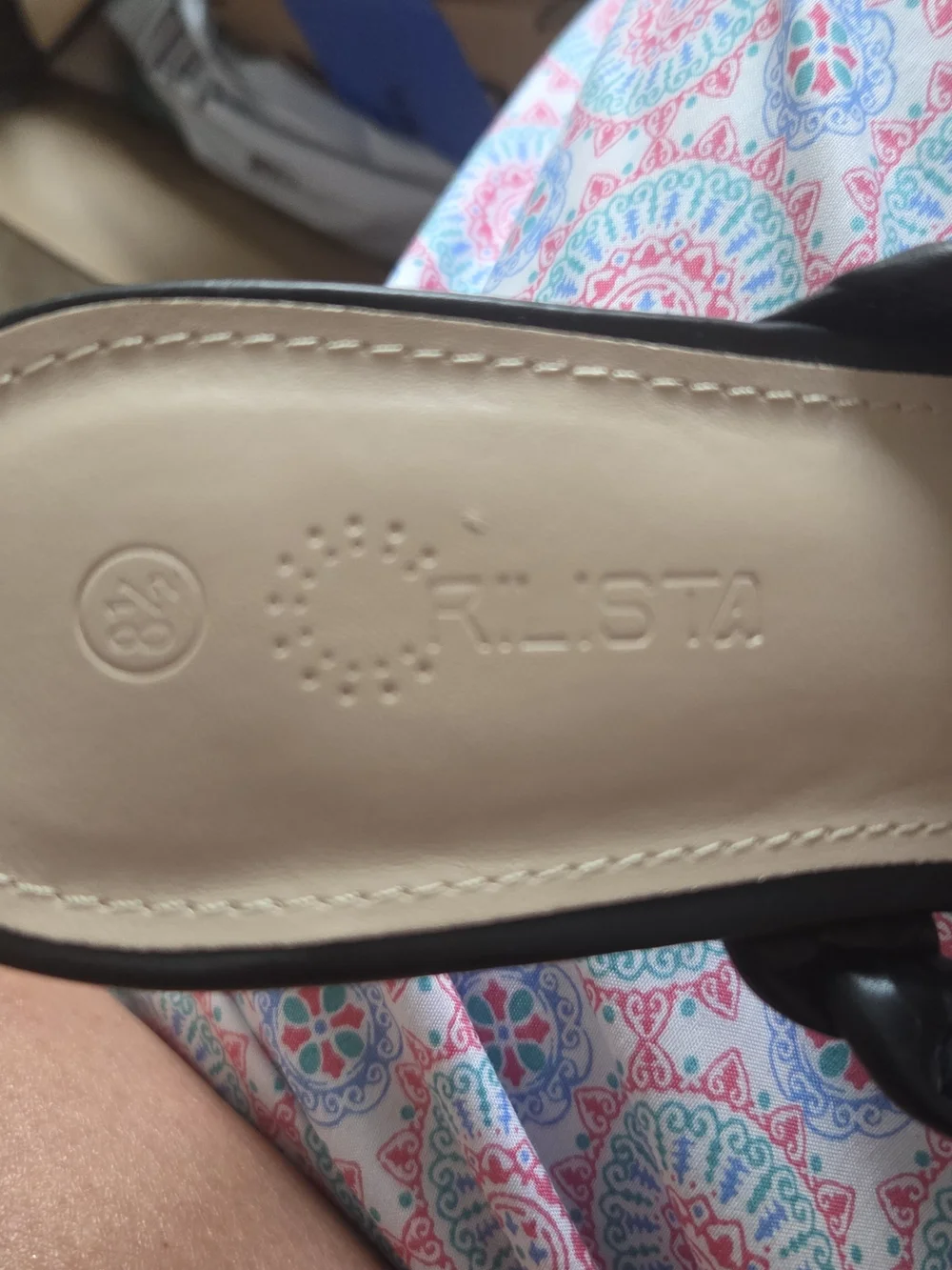 Black Braided Thong Sandals for Women